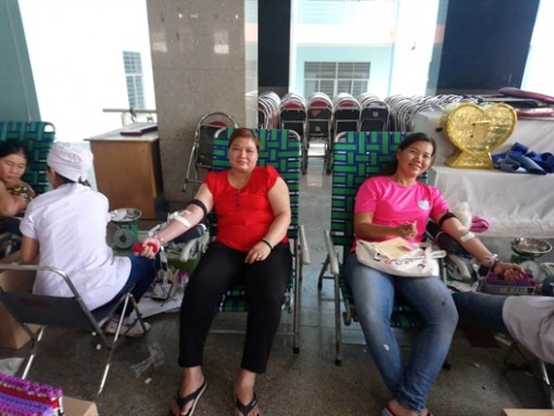 Phụ nữ quận 11 hiến máu tình nguyện, hưởng ứng thi đua thực hiện chủ đề năm 2019
