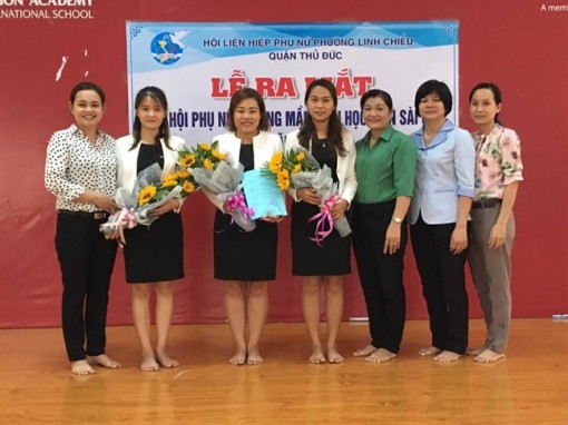 Quận Thủ Đức: Ra mắt Chi hội phụ nữ Trường Mầm non Học viện Sài Gòn
