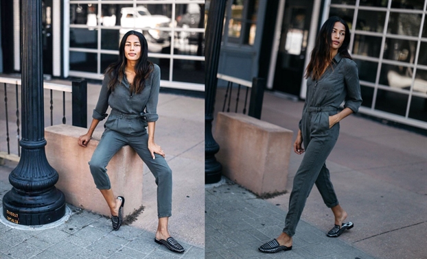 4 lụa chọn giày 'chát lù' phói cùng jumpsuit hè 2019 