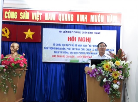 Bình Thạnh: Học theo gương Bác, đẩy mạnh hoạt động hướng về cơ sở, vì lợi ích nhân dân