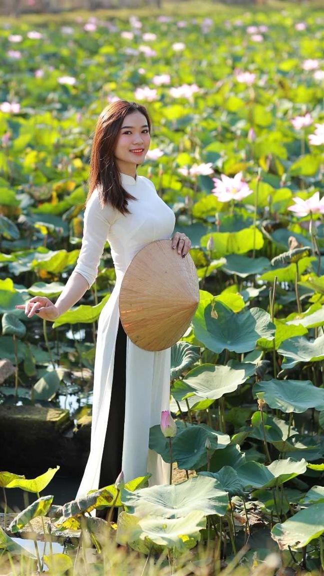 Quan 12: Trao giai Hoi thi Duyen dang ao dai qua anh