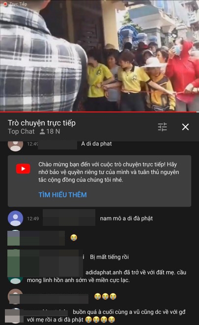 YouTuber 'nao loan' o dam tang co nghe si Anh Vu: Mot kieu kiem tien bat chap