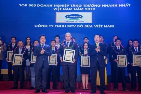 Công ty con của Vinamilk lọt thuộc top các doanh nghiệp tăng trưởng nhanh nhất Việt Nam