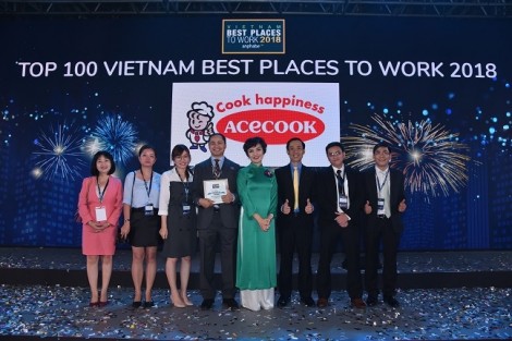 Acecook Việt Nam xếp vị trí 25 trong khảo sát 'Nơi làm việc tốt nhất Việt Nam 2018'