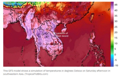 Nắng nóng tại Việt Nam đạt mức kỷ lục trong nhiều năm trở lại đây