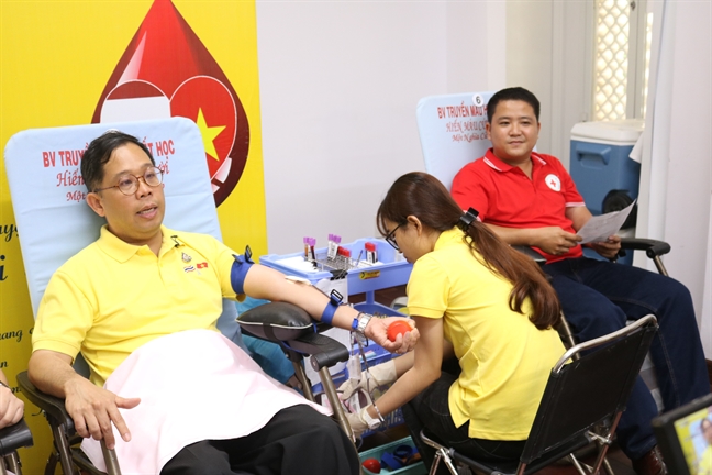 Hien mau giup benh nhan thalassemia