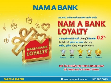 Hàng loạt đặc quyền từ chương trình khách hàng thân thiết Nam A Bank Loyalty