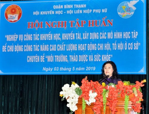 Bình Thạnh: đẩy mạnh xây dựng phong trào xã hội học tập ở cơ sở