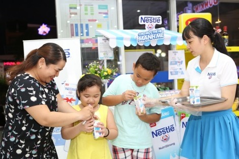 Nestlé ra mắt sản phẩm sữa nước ít đường