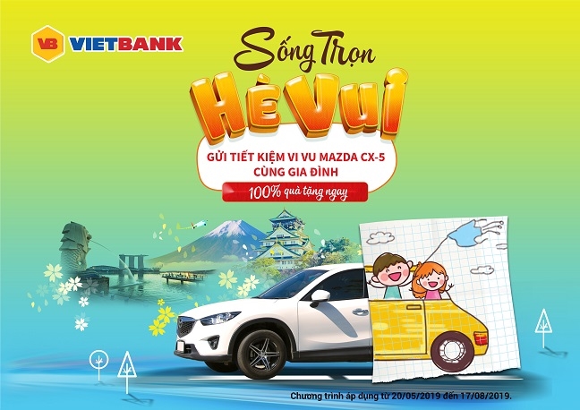 Vietbank uu dai gan 6 ty dong cho khach hang gui tiet kiem