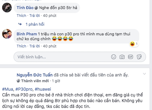 Nguoi dung mac ca khong thuong tiec, Huawei tiep tuc rot gia cham day