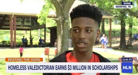 Cậu học sinh không nhà giành tổng cộng 3 triệu USD học bổng đại học