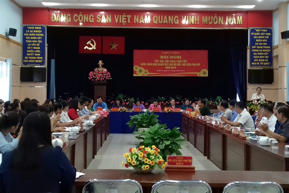 Kien nghi giai quyet dut diem cac van nan xa hoi cung lanh dao quan 8