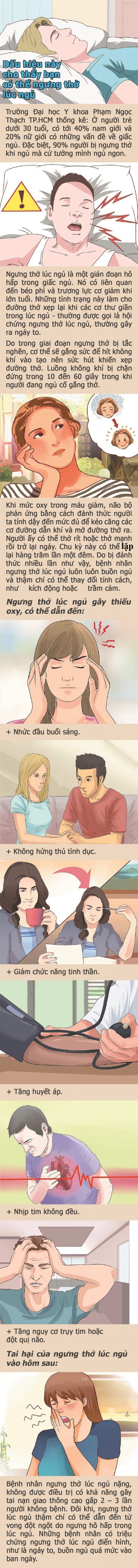 Đêm qua, bạn có ngưng thở khi ngủ?