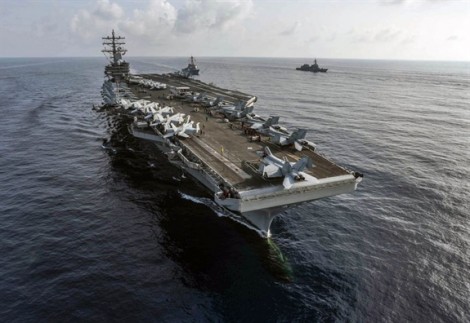 Mỹ - Nhật tiếp tục tập trận chung trên biển Đông