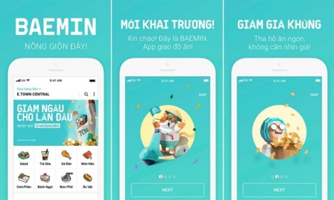 BAEMIN - dịch vụ giao đồ ăn hàng đầu từ Hàn Quốc chính thức gia nhập thị trường Việt Nam