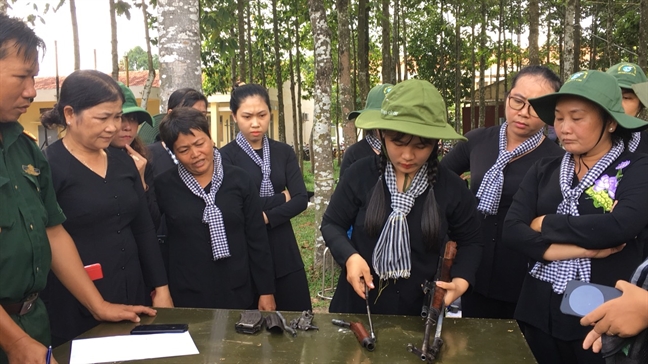 Hoa than thanh nu du kich Cu Chi