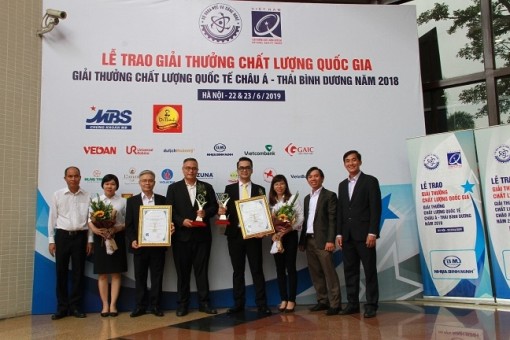 C.P đạt hai giải thưởng chất lượng quốc gia Việt Nam