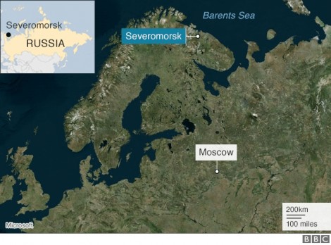 Tàu ngầm Nga cháy do “ngăn chứa pin bốc cháy”