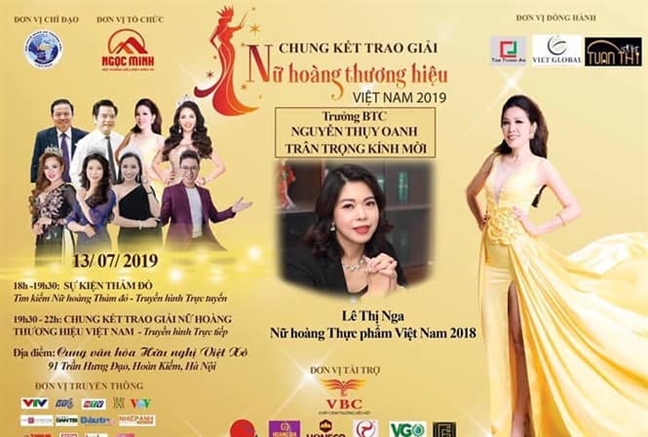 Ly do chuong trinh ton vinh hang chuc 'nu hoang' phai huy bo