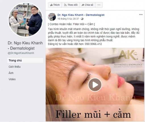 Làm chui còn tự nhận là bàn tay vàng trong tạo hình không phẫu thuật