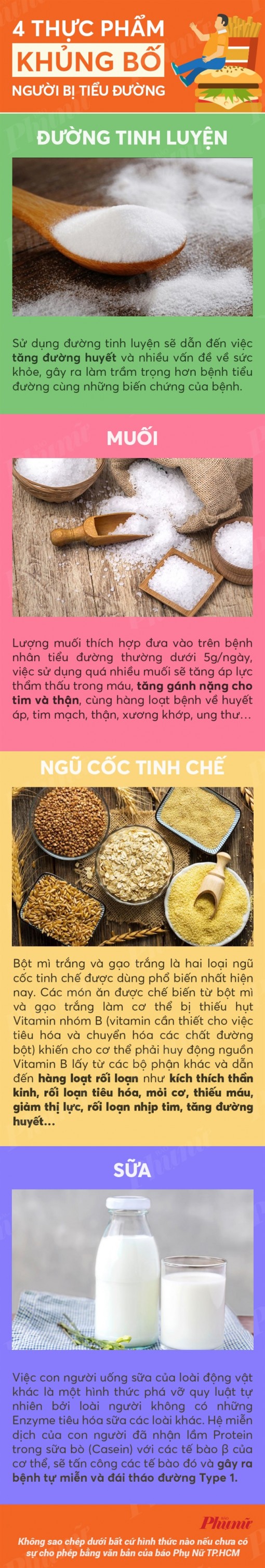 4 thực phẩm 'khủng bố' người mắc bệnh tiểu đường