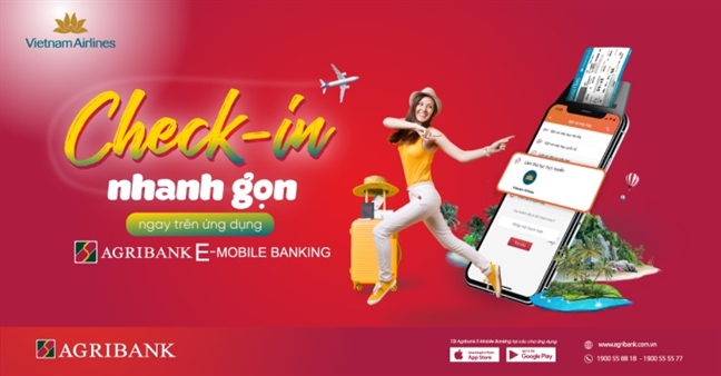 Check-in truc tuyen trong mot not nhac voi Agribank E-Mobile Banking