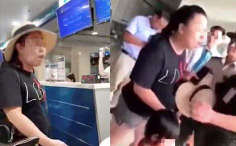 Công an Hà Nội tạm đình chỉ công tác nữ đại úy mắng chửi nhân viên sân bay