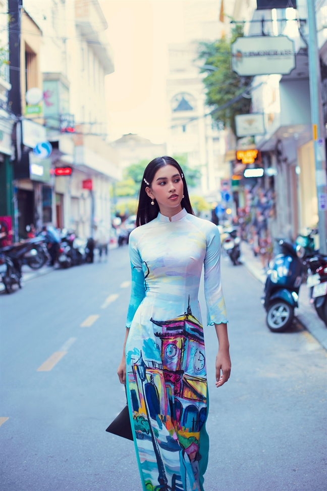 Kien truc Sai Gon len ao dai