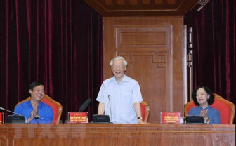 Tổng bí thư, Chủ tịch nước Nguyễn Phú Trọng giao nhiệm vụ cho các đảng viên trẻ: phấn đấu vào Ban chấp hành Trung ương Đảng