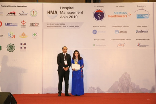 Bệnh viện Quốc tế Hạnh Phúc nhận 2 giải thưởng lớn tại Hội nghị quản lý bệnh viện châu Á thứ 18