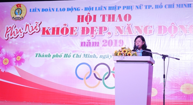 Gan 2.000 nguoi tham gia hoi thao 'Phu nu khoe, dep, nang dong' nam 2019