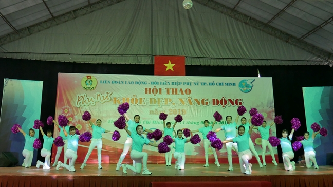 Gan 2.000 nguoi tham gia hoi thao 'Phu nu khoe, dep, nang dong' nam 2019