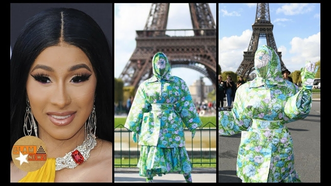 Cardie B trum kin tu dau den chan tai Paris Fashion Week