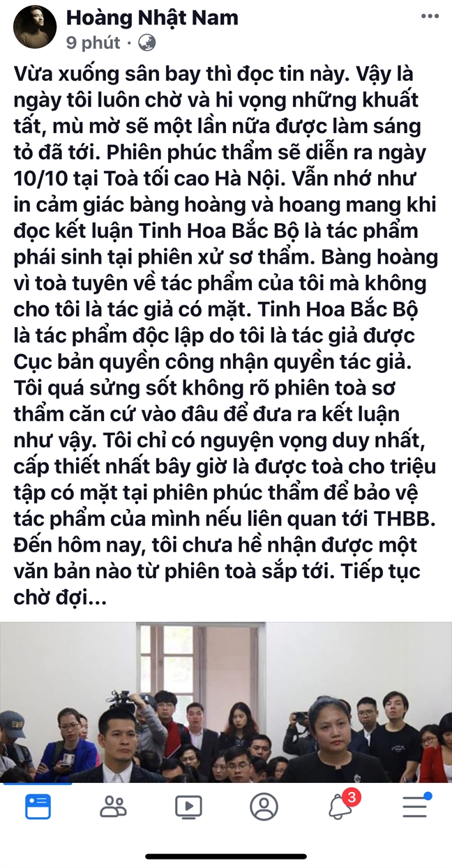 Phuc tham 'Tinh hoa Bac Bo', dao dien Hoang Nhat Nam mong duoc toa trieu tap