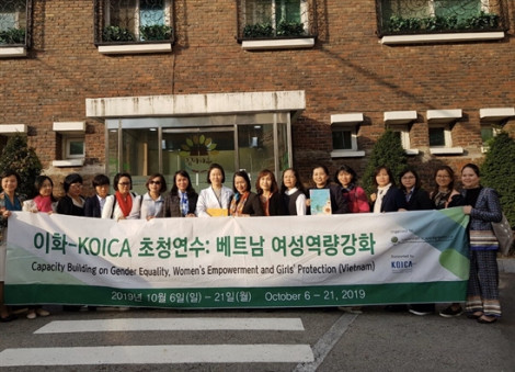 Đi Hàn Quốc học về bình đẳng giới, trao quyền cho phụ nữ và bảo vệ trẻ em gái