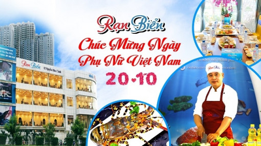Rạn Biển: điểm đến hoàn hảo cho những bữa tiệc 20/10