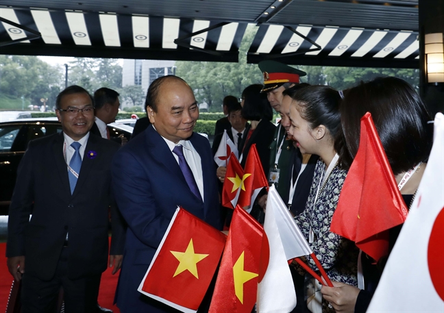 Thu tuong Nguyen Xuan Phuc den Tokyo du le dang quang Nha vua Nhat Ban