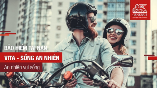 Generali Việt Nam ra mắt sản phẩm bảo hiểm tai nạn trực tuyến 'VITA - Sống An Nhiên'