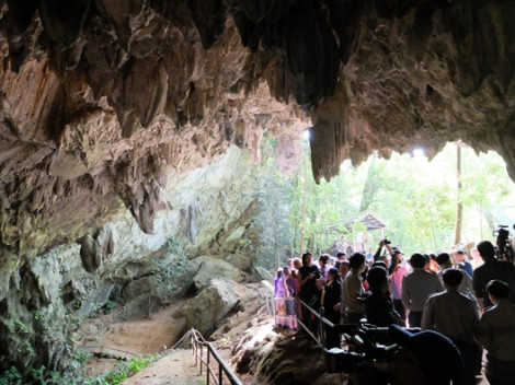 Hang động nơi 12 cậu bé Thái Lan mắc kẹt 17 ngày trở thành điểm thu hút du khách
