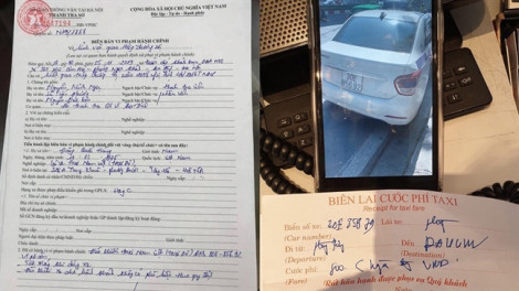 Giam xe, tước bằng lái, phạt tiền tài xế taxi 'chặt chém' khách Tây