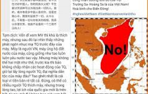 Ca sĩ xoá nhận định về 'đường lưỡi bò' nhằm ngăn chặn sự kích động của khán giả?