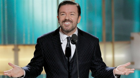 Diễn viên hài Ricky Gervais lần thứ 5 dẫn Quả cầu vàng