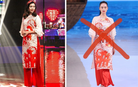 Mẫu áo dài mà báo Trung Quốc tự nhận 'phong cách Trung Quốc' là ăn cắp thiết kế của NTK Thuỷ Nguyễn