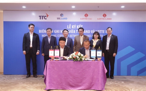 Lotte E&C sẽ đầu tư 100 triệu USD cùng TTC LAND phát triển dự án