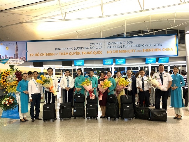 Vietnam Airlines khai truong duong bay giua Viet Nam va Tham Quyen