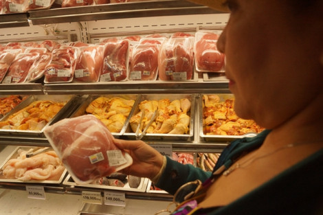 Thịt heo đẩy chỉ số giá tiêu dùng lên cao nhất trong 9 năm qua