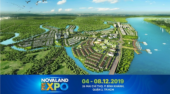 Suc hut cua Aqua City tai Novaland Expo