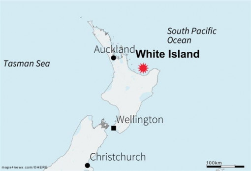 Núi lửa bất ngờ phun trào ở New Zealand làm 1 người thiệt mạng, nhiều người mất tích