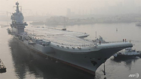 Trung Quốc chính thức đưa tàu sân bay tự chế tạo vào hoạt động ở Biển Đông